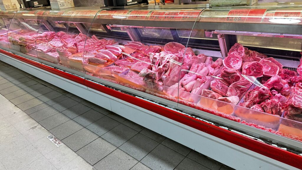 Retrofitting Fluorescent Meat Cases